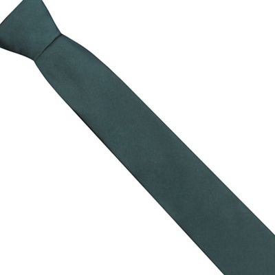 The Collection Dark green slim tie